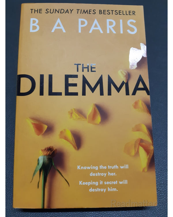 Front Cover Of The Dilemma (Paris, B.A.)