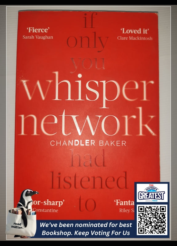 Front Cover Of The Best-Selling Book Whisper Network Chandler Baker