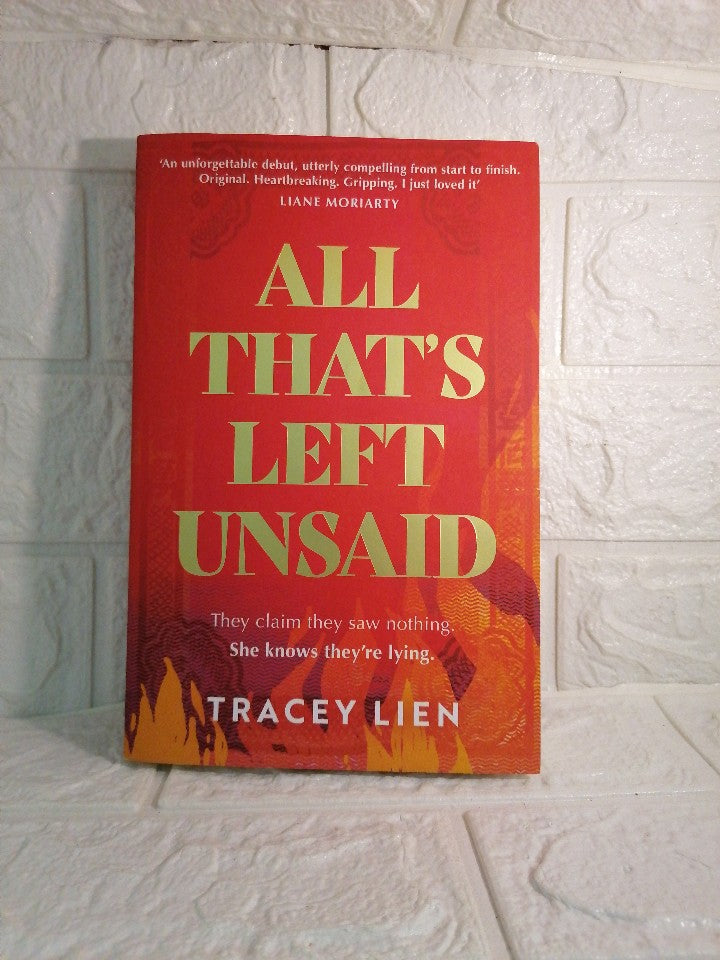 Front Cover Of All That's Left Unsaid (Tracey Lien )