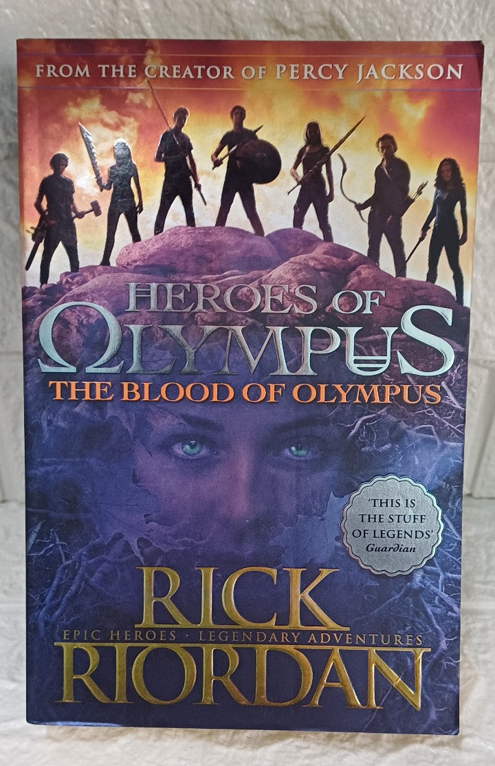 Front Cover Of The Blood of Olympus (The Heroes of Olympus, #5) (Riordan Rick)