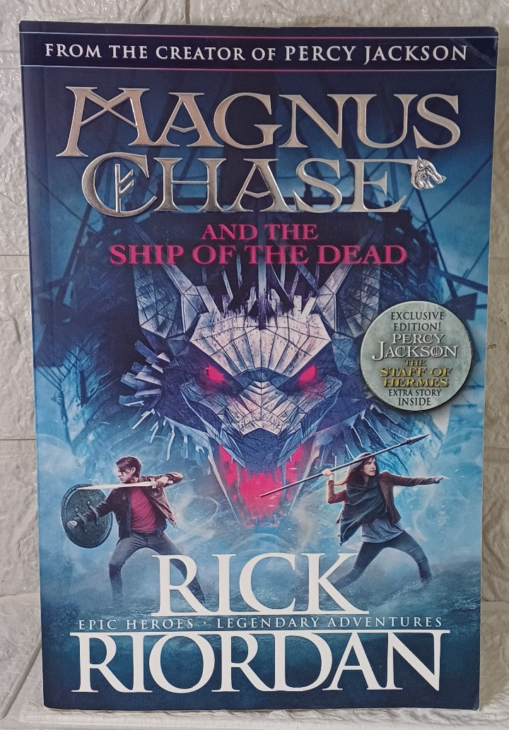 Front Cover Of Magnus Chase and the Ship of the Dead (Magnus Chase and the Gods of Asgard, #3) (Rick Riordan)