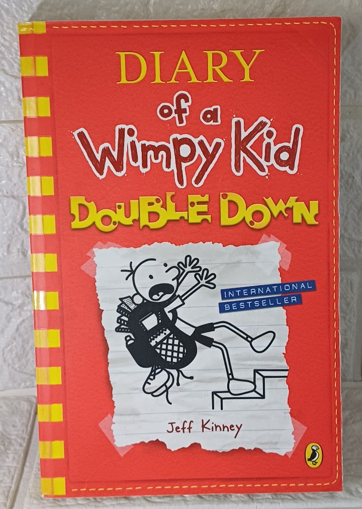 Front Cover Of Diary Of A Wimpy Kid 11: Double Down (Jeff Kinney)