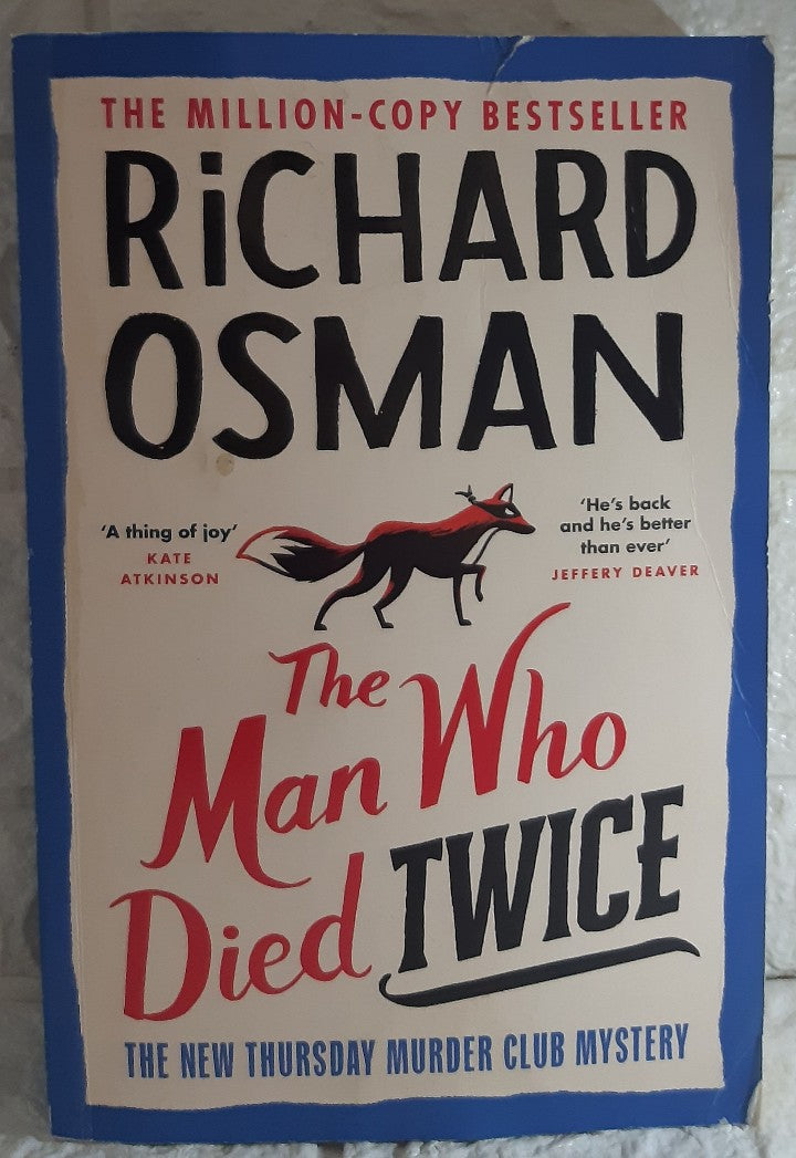Front Cover Of The Man Who Died Twice (Thursday Murder Club, #2) (Richard Osman)