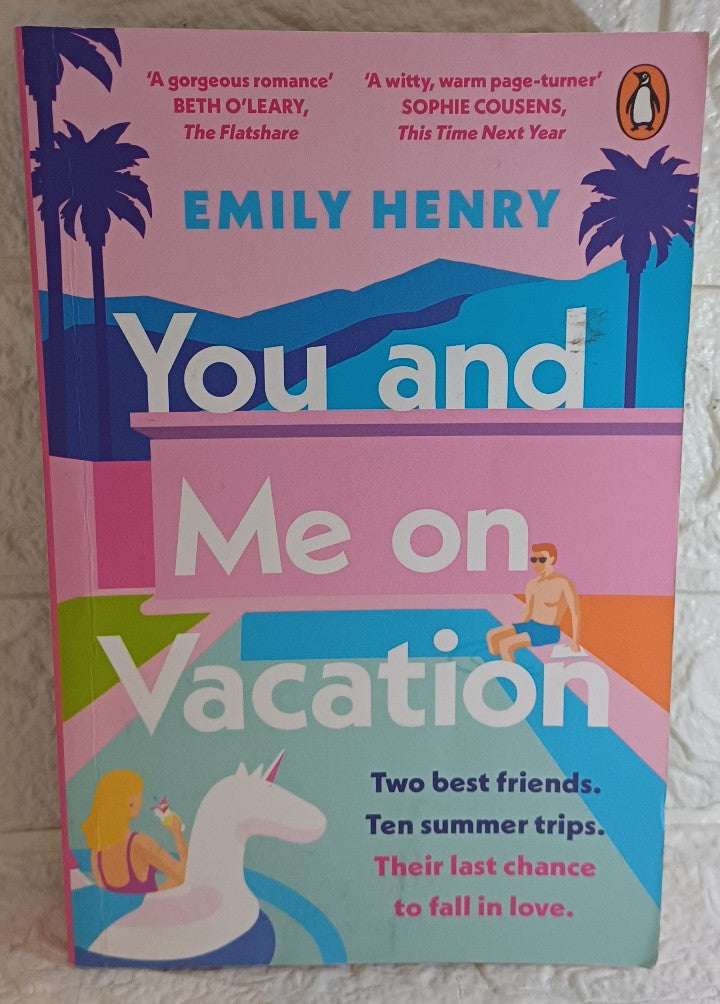 Front Cover Of You and Me on Vacation (Emily Henry)