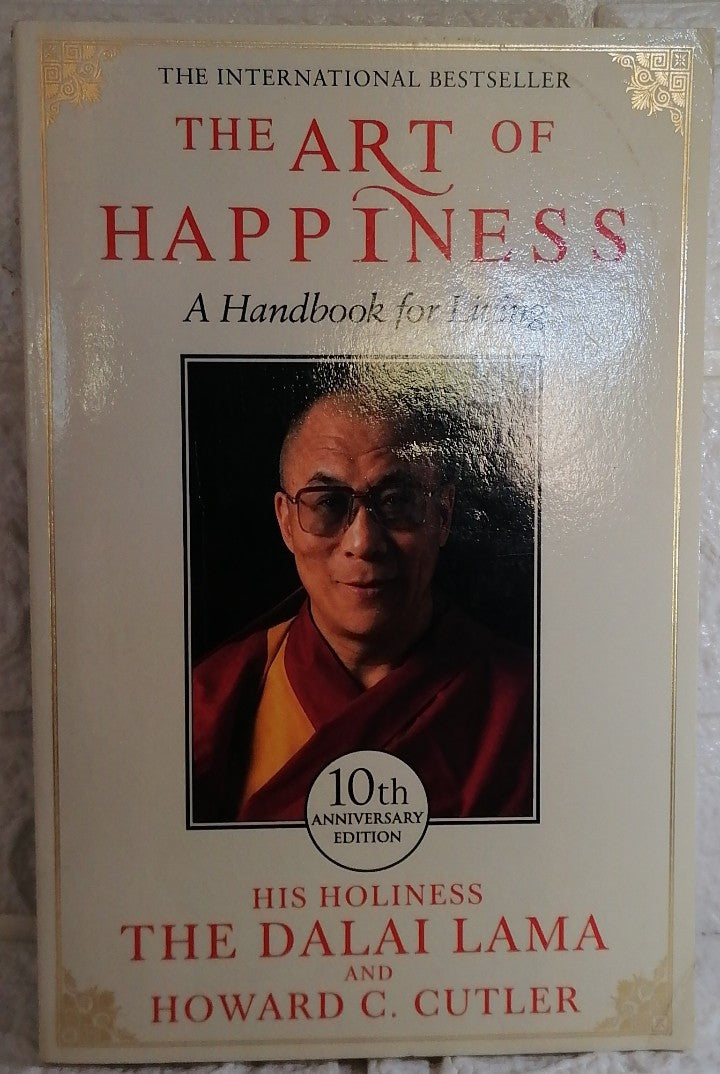 Front Cover Of The Art of Happiness: A Handbook for Living (Dalai Cutler)