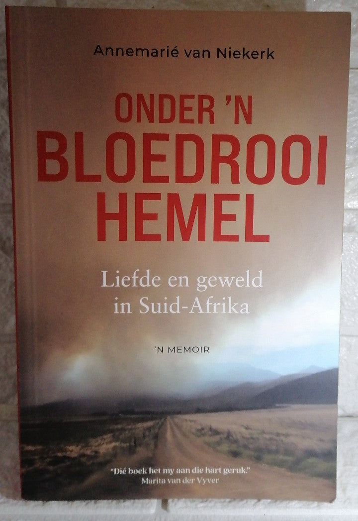 Front Cover Of Onder 'n Bloedrooi Hemel (Annemarie Van Niekerk)