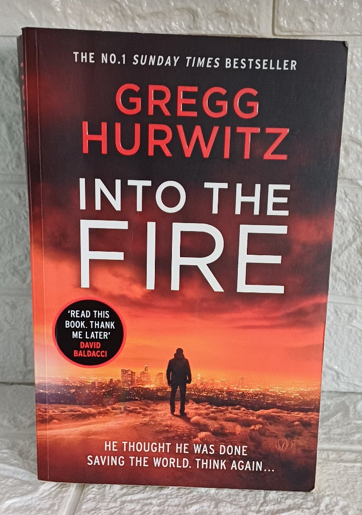 Front Cover Of Into the Fire (Orphan X #5) (Gregg Hurwitz)