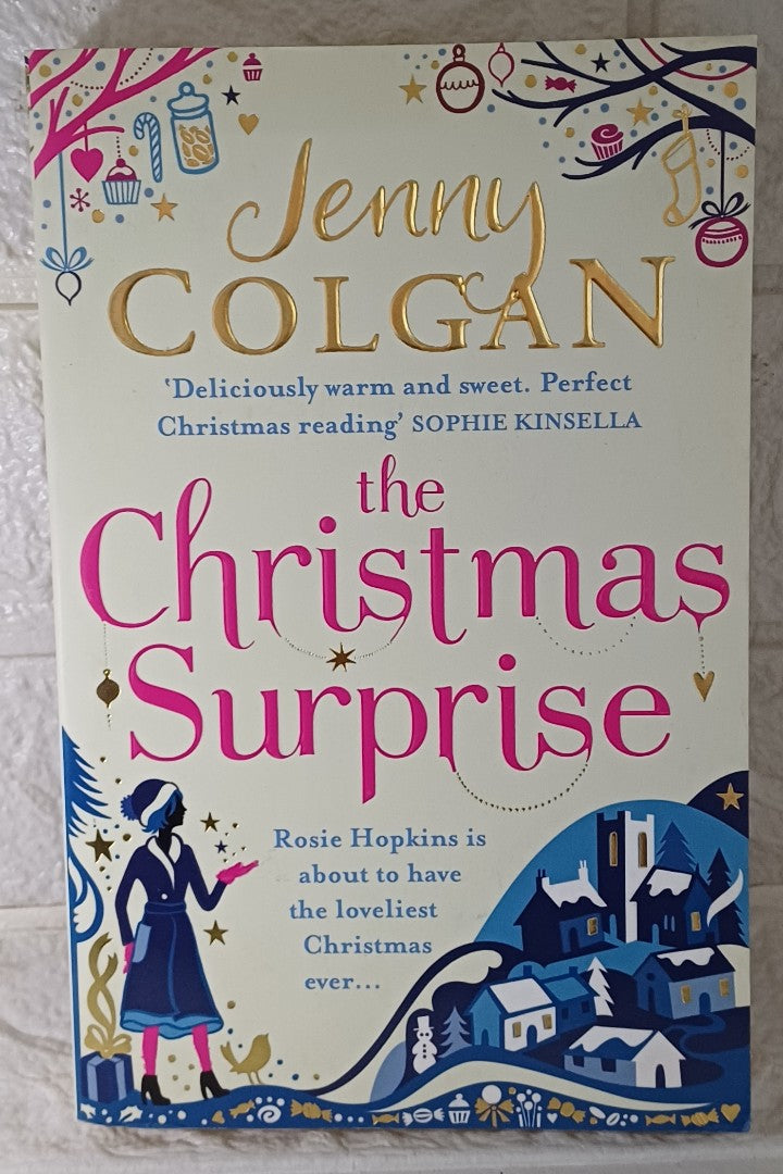 Front Cover Of The Christmas Surprise (Rosie Hopkins' Sweet Shop, #3) (Jenny Colgan)
