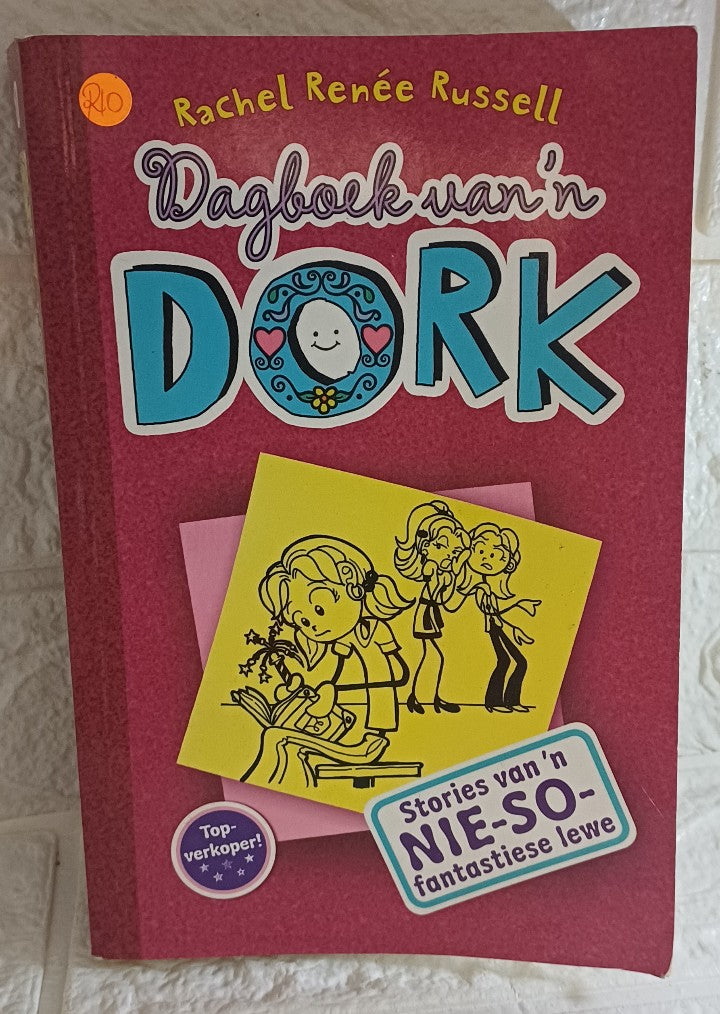 Front Cover Of Dagboek Van 'n Dork: 'n Nie-So-Fantastiese Lewe (Rachel Renee Russell)