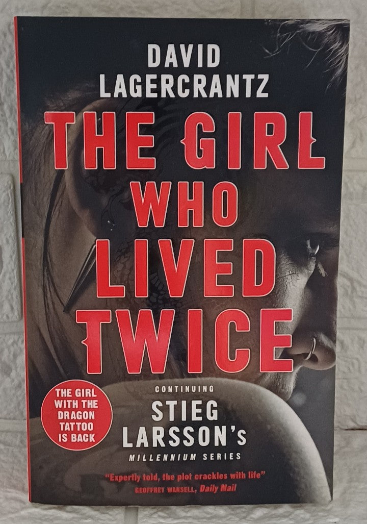 Front Cover Of The Girl Who Lived Twice (Millennium, #6) (David Lagercrantz)