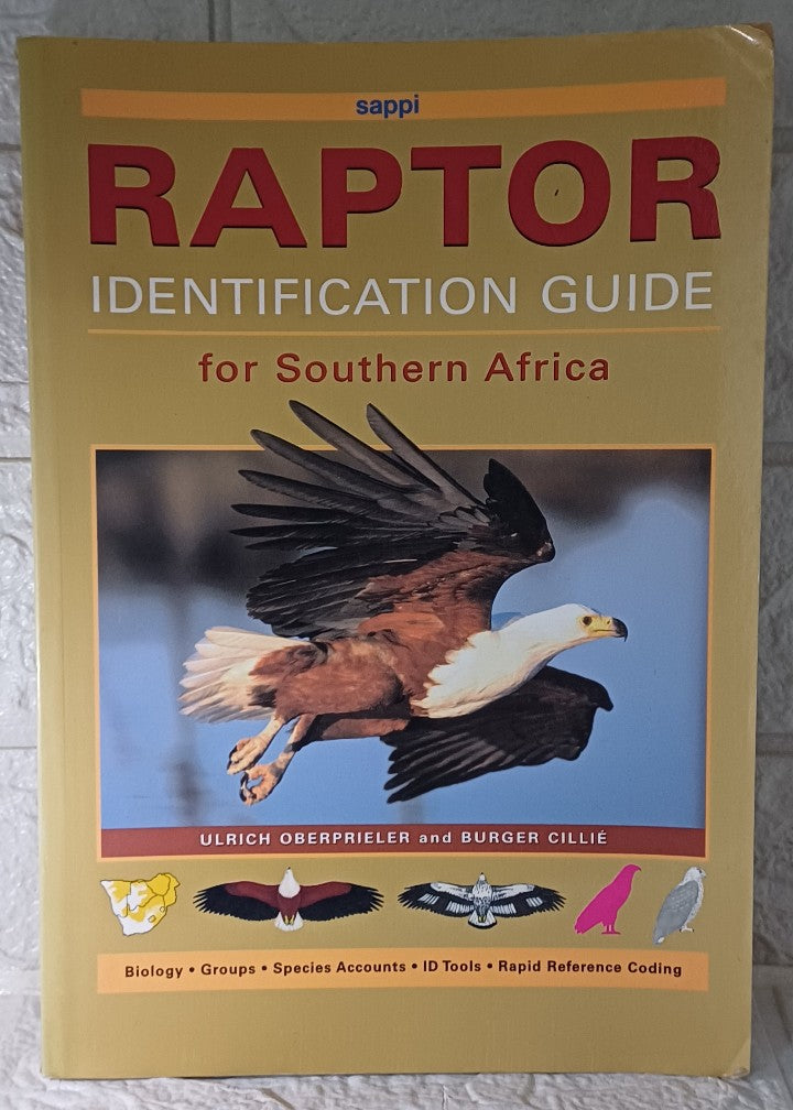 Front Cover Of Raptor Identification Guide for S.Africa (U. Oberprieler)