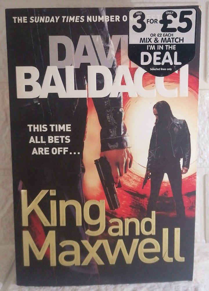 Front Cover Of King and Maxwell (Sean King & Michelle Maxwell #6) (David Baldacci)
