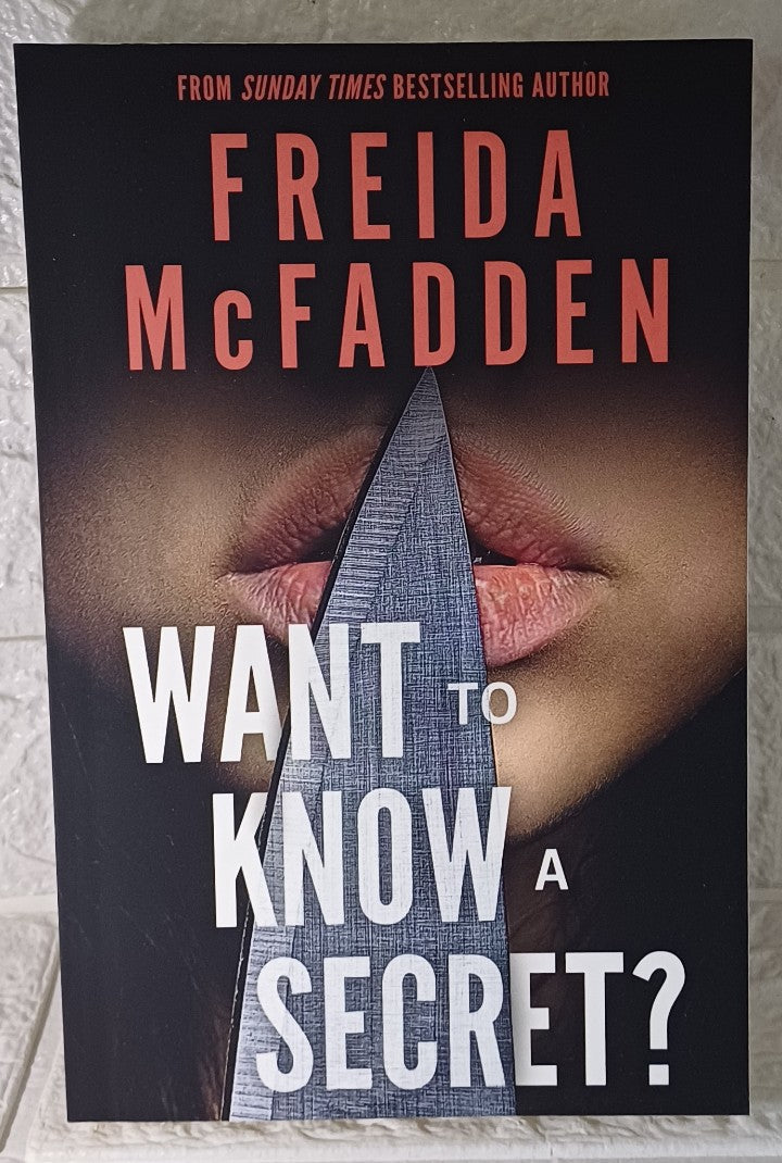Front Cover Of Want to Know a Secret? (Freida McFadden)