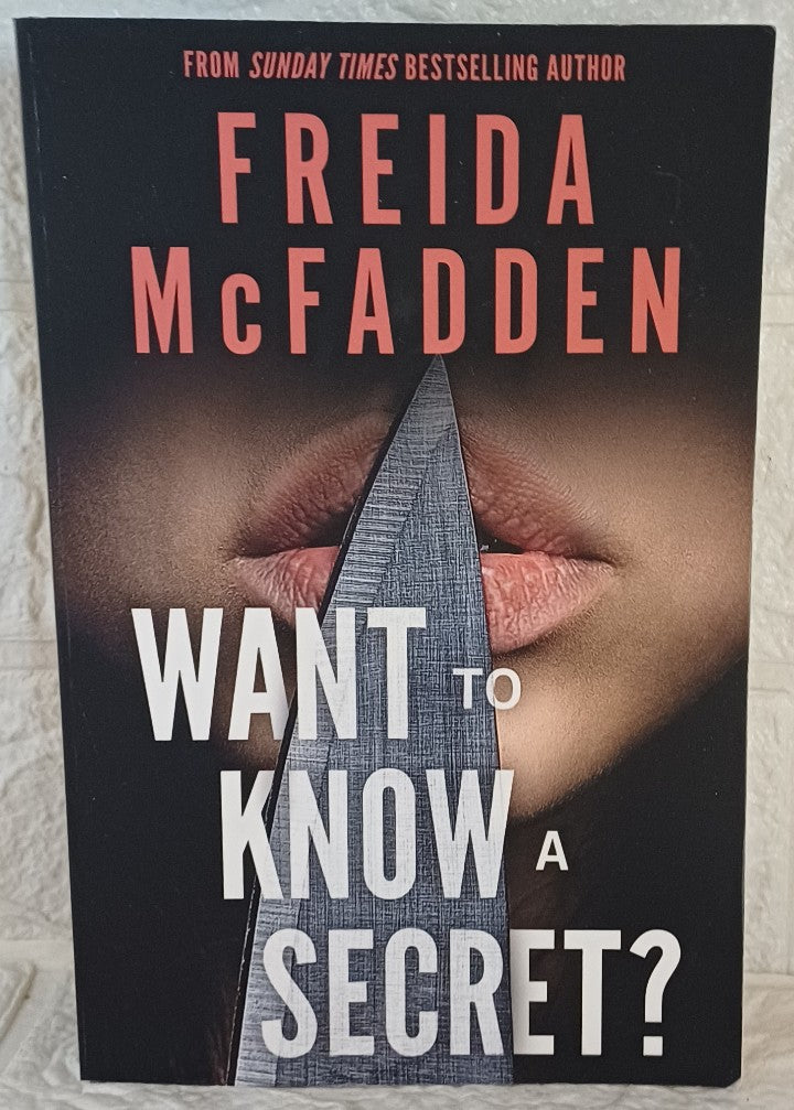 Front Cover Of Want to Know a Secret? (Freida McFadden)