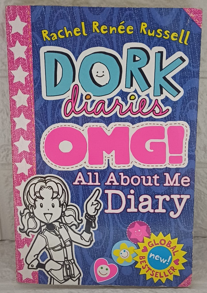 Front Cover Of Omg All About Me Diary (Rachel Renée Russell)