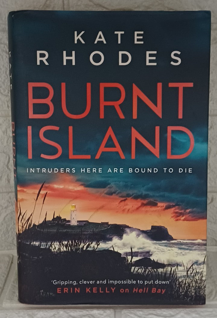Front Cover Of Burnt Island (DI Ben Kitto, #3) (Kate Rhodes)