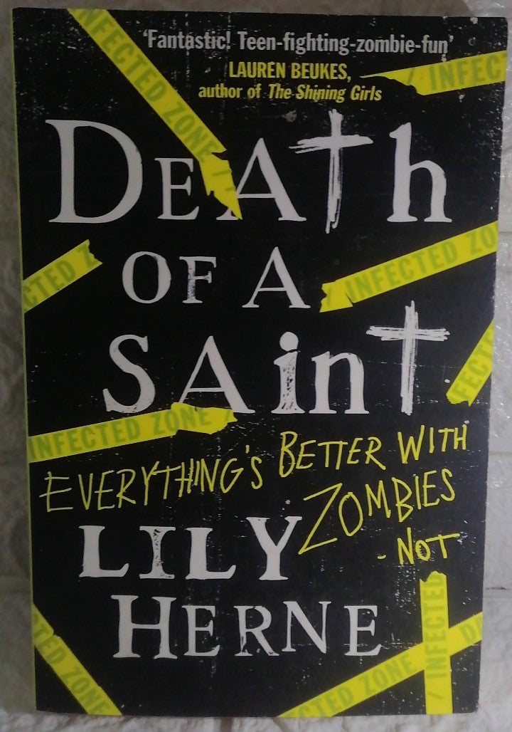 Front Cover Of Death of a Saint (Mall Rats, #2) (Lily Herne)