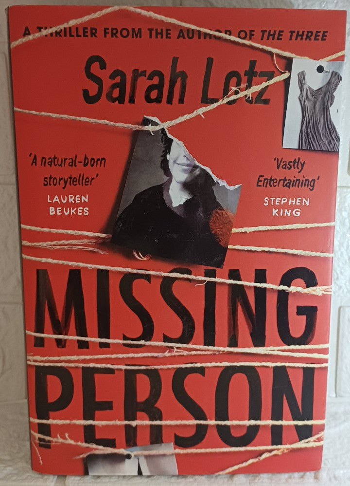 Front Cover Of Missing Person (Sarah Lotz)
