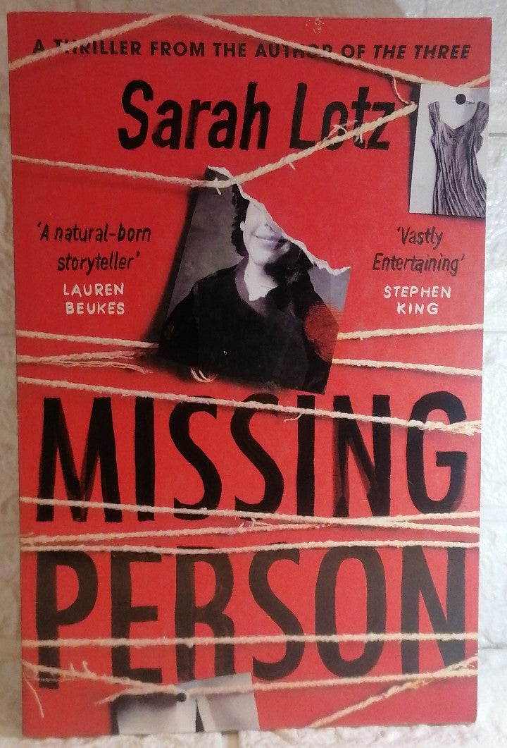 Front Cover Of Missing Person (Sarah Lotz)