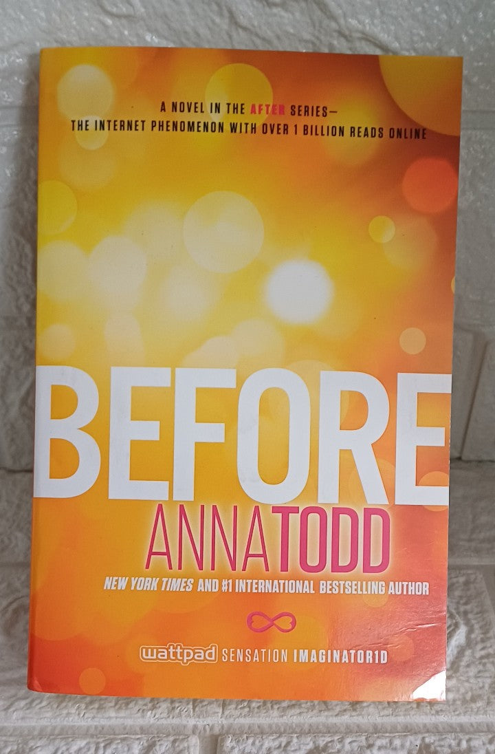 Front Cover Of Before (After, #5) (Anna Todd)
