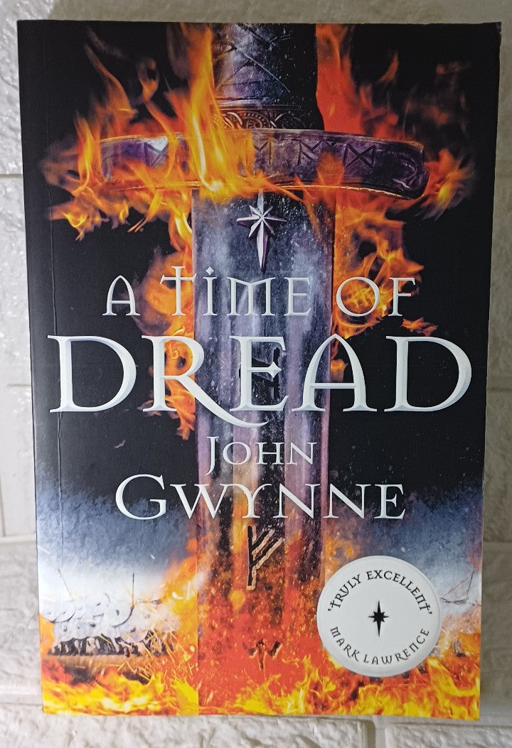 Front Cover Of A Time Of Dread (Of Blood And Bone, #1) (John Gwynne)