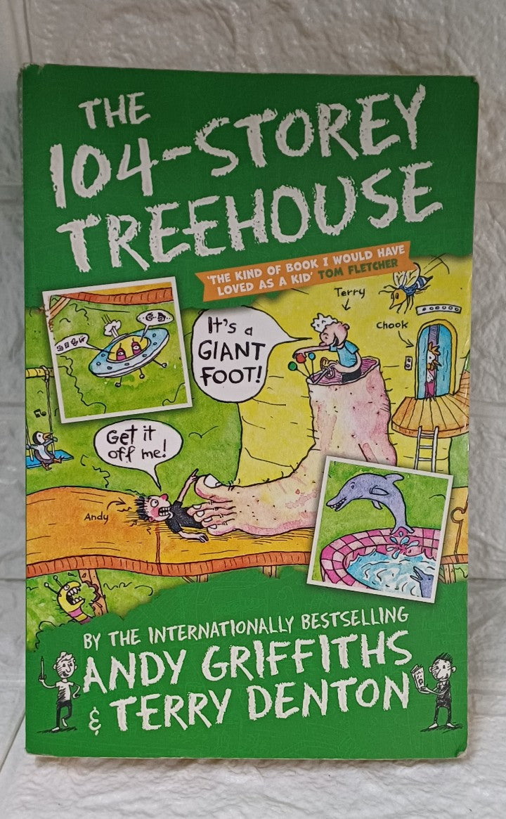 Front Cover Of 104-Storey Treehouse (Andy Griffiths)