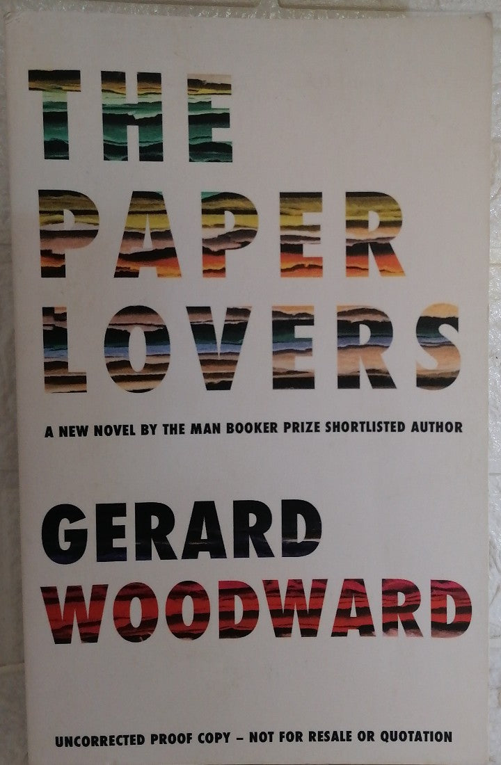 Front Cover Of The Paper Lovers (Gerard Woodward)