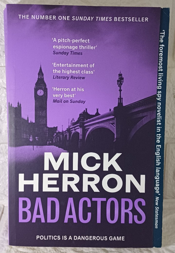 Front Cover Of Bad actors (Mick Herron)