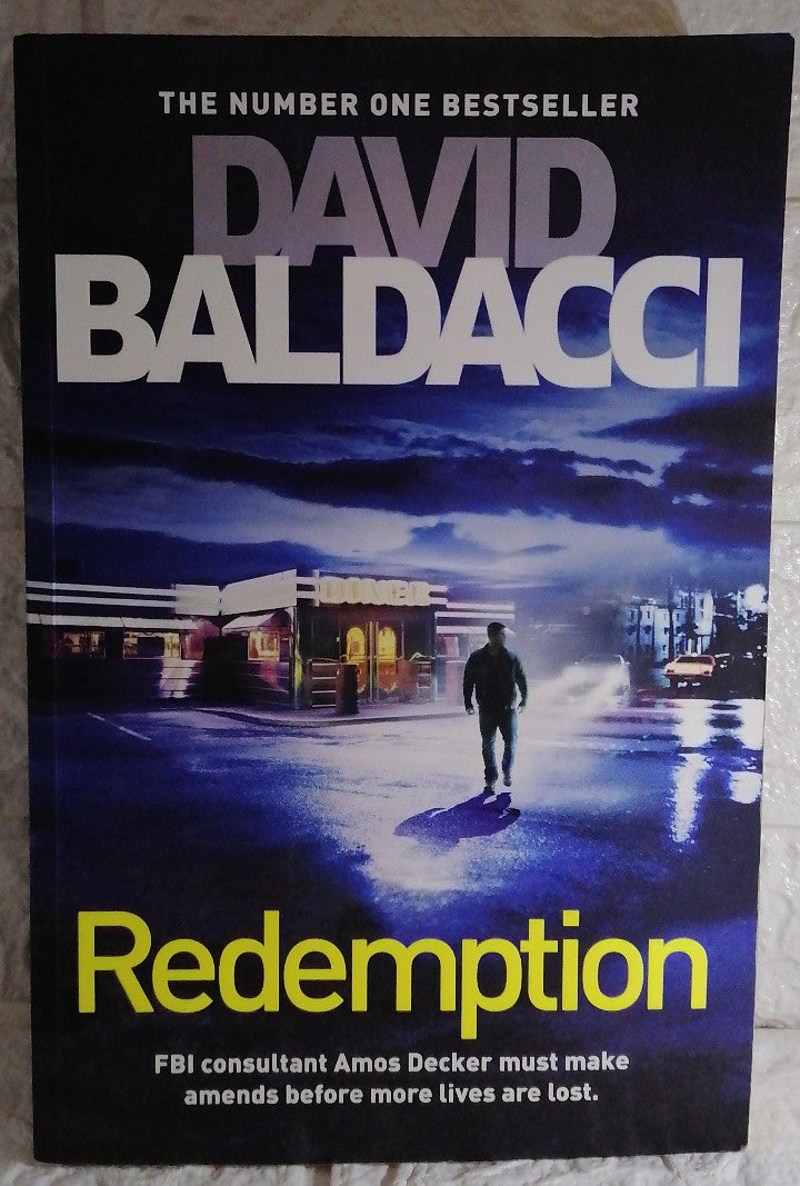 Front Cover Of Redemption (Amos Decker, #5) (David Baldacci)