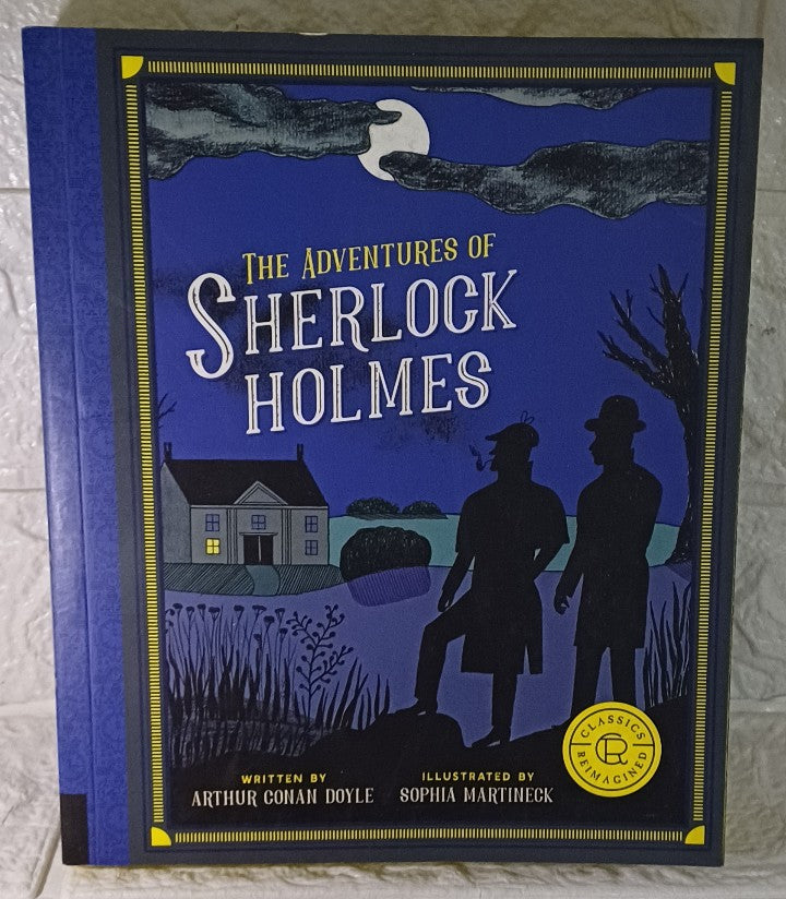 Front Cover Of Classics Reimagined, The Adventures of Sherlock Holmes (Arthur Conan Doyle, Sophia Martineck)