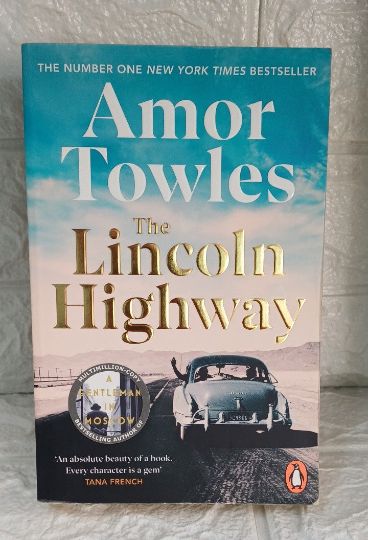Front Cover Of The Lincoln Highway (Amor Towles)