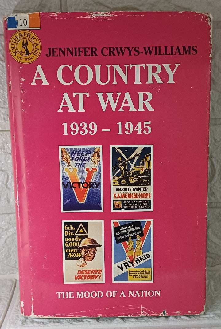 Front Cover Of A Country at War 1939-1945: The Mood of a Nation (Jennifer Crwys-Williams)
