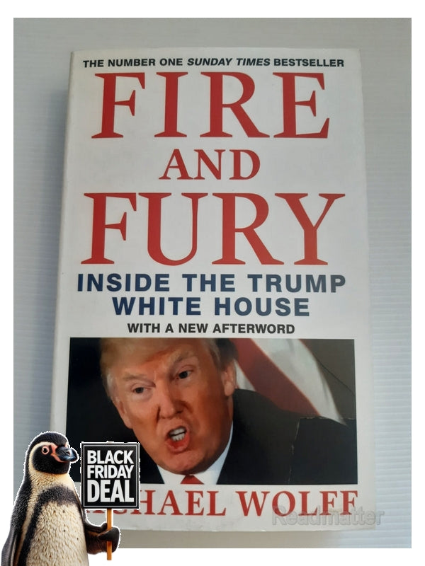 Front Cover Of The Best-Selling Book Fire And Fury Michael Wolff