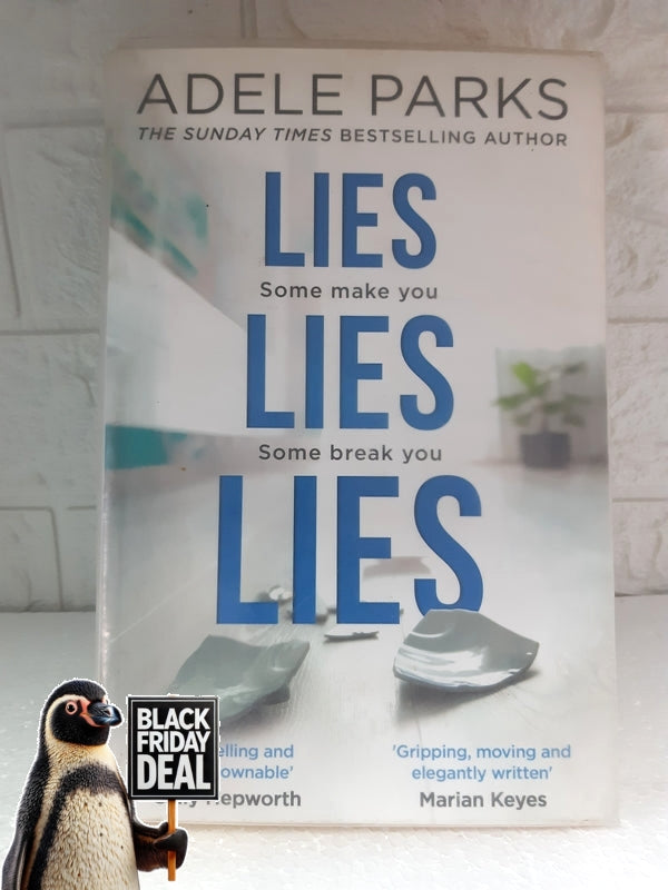Front Cover Of The Best-Selling Book Lies Lies Lies Adele Parks