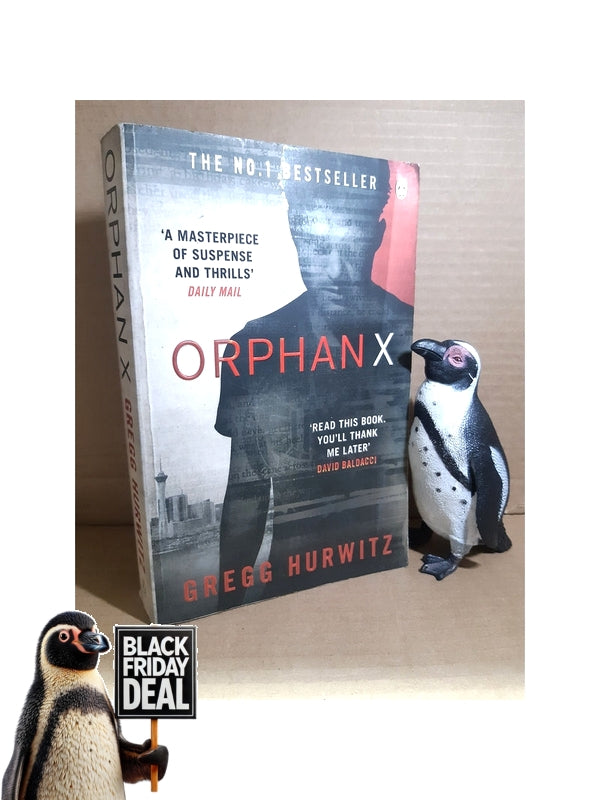 Front Cover Of The Best-Selling Book Orphan X Gregg Andrew Hurwitz