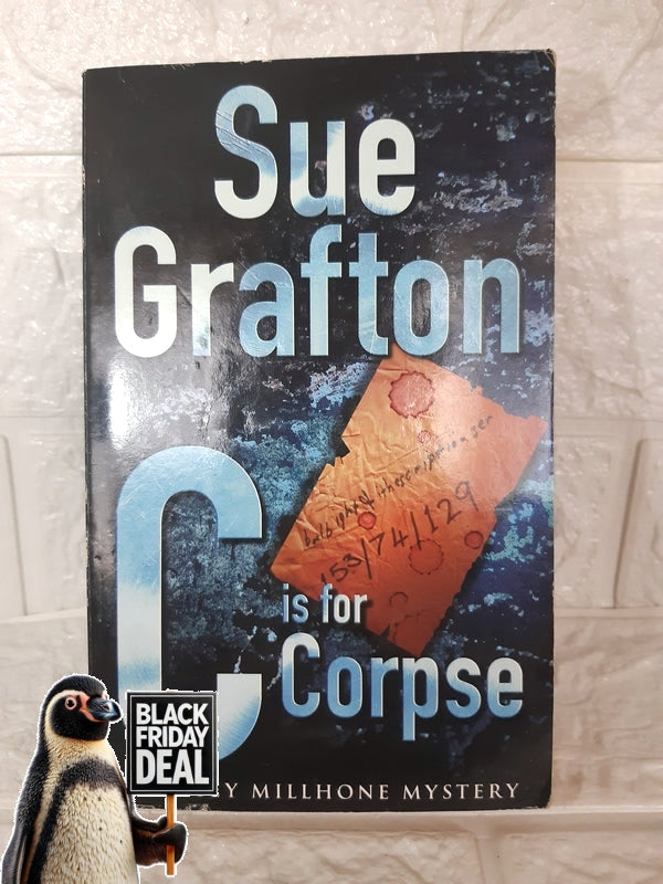 Front Cover Of The Best-Selling Book C Is For Corpse Sue Grafton