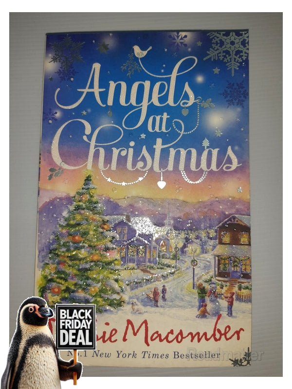 Front Cover Of The Best-Selling Book Angels At Christmas: Those Christmas Angels Where Angels Go Debbie Macomber