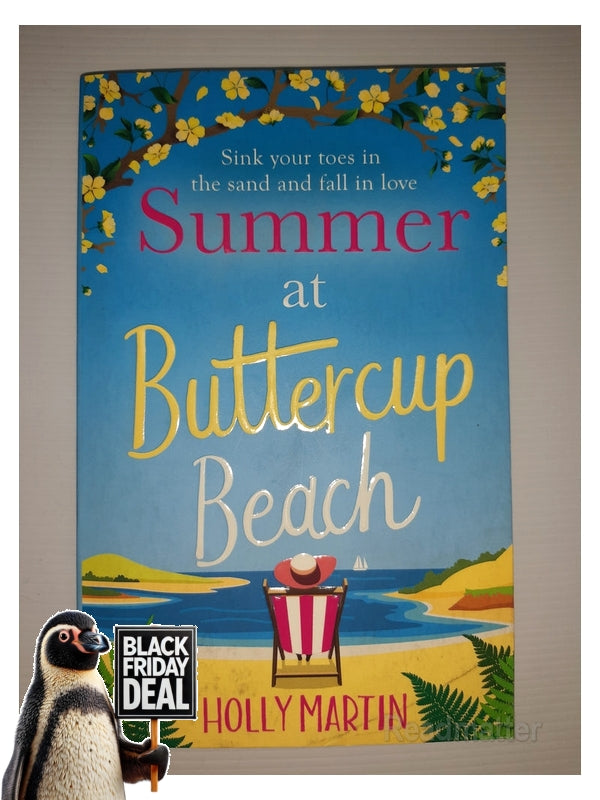 Front Cover Of The Best-Selling Book Summer At Buttercup Beach Holly Martin
