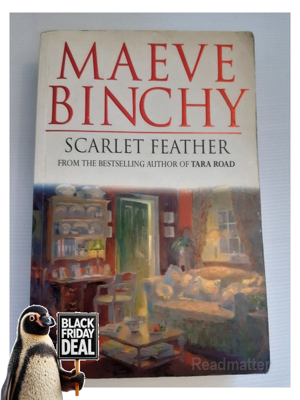 Front Cover Of The Best-Selling Book Scarlet Feather Maeve Binchy