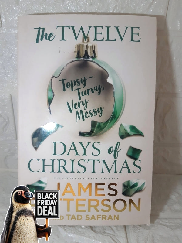 Front Cover Of The Best-Selling Book The Twelve Topsy-Turvy, Very Messy Days Of Christmas (James Patterson)