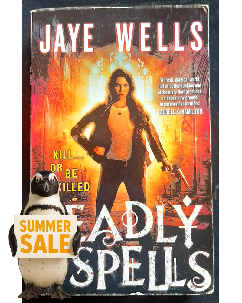 Front Cover Of Deadly Spells (Prospero's War #3) (Jaye Wells)