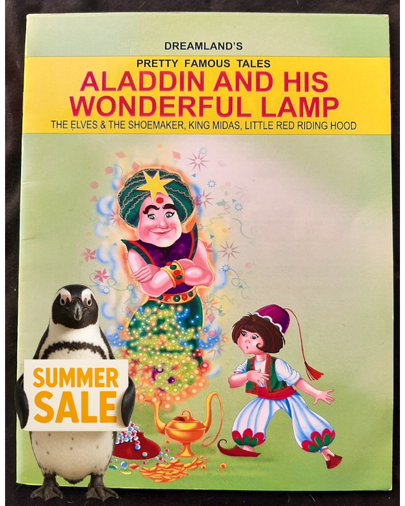 Front Cover Of Aladdin and His Wonderful Lamp, The Elves & The Shoemaker, King Midas, Little Red Riding Hood (Extra Large Paperback)