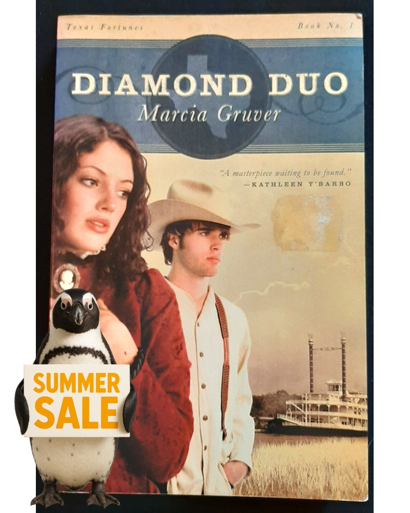 Front Cover Of Bestselling Book Diamond Duo (Texas Fortunes Trilogy #1) (Gruver, Marcia)