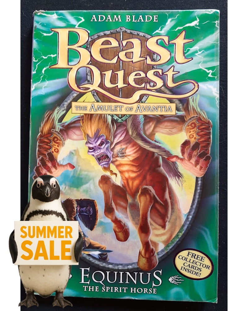 Front Cover Of Equinus the Spirit Horse (Adam Blade)