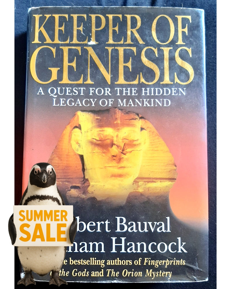Front Cover Of Keeper of Genesis: A Quest for the Hidden Legacy of Mankind (Robert Bauval)