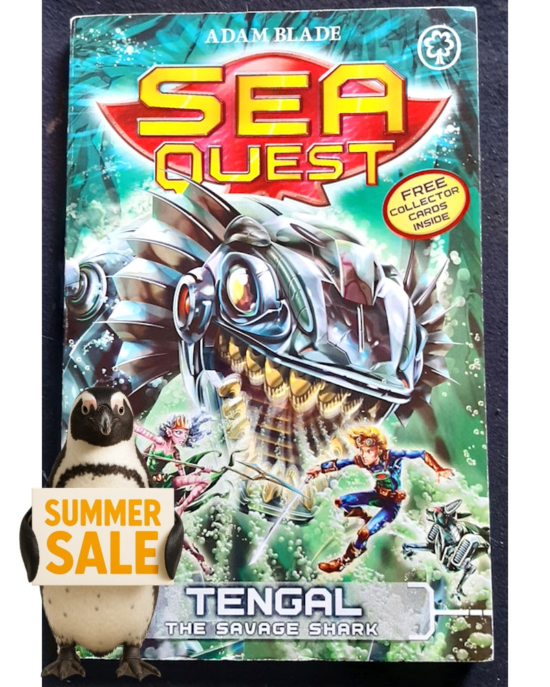 Front Cover Of Tengal the Savage Shark (Adam Blade)