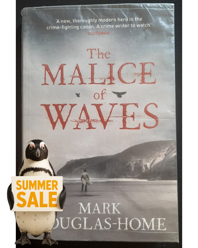 Front Cover Of The Malice of Waves (Cal McGill, Sea Detective #3) (Mark Douglas-Home)
