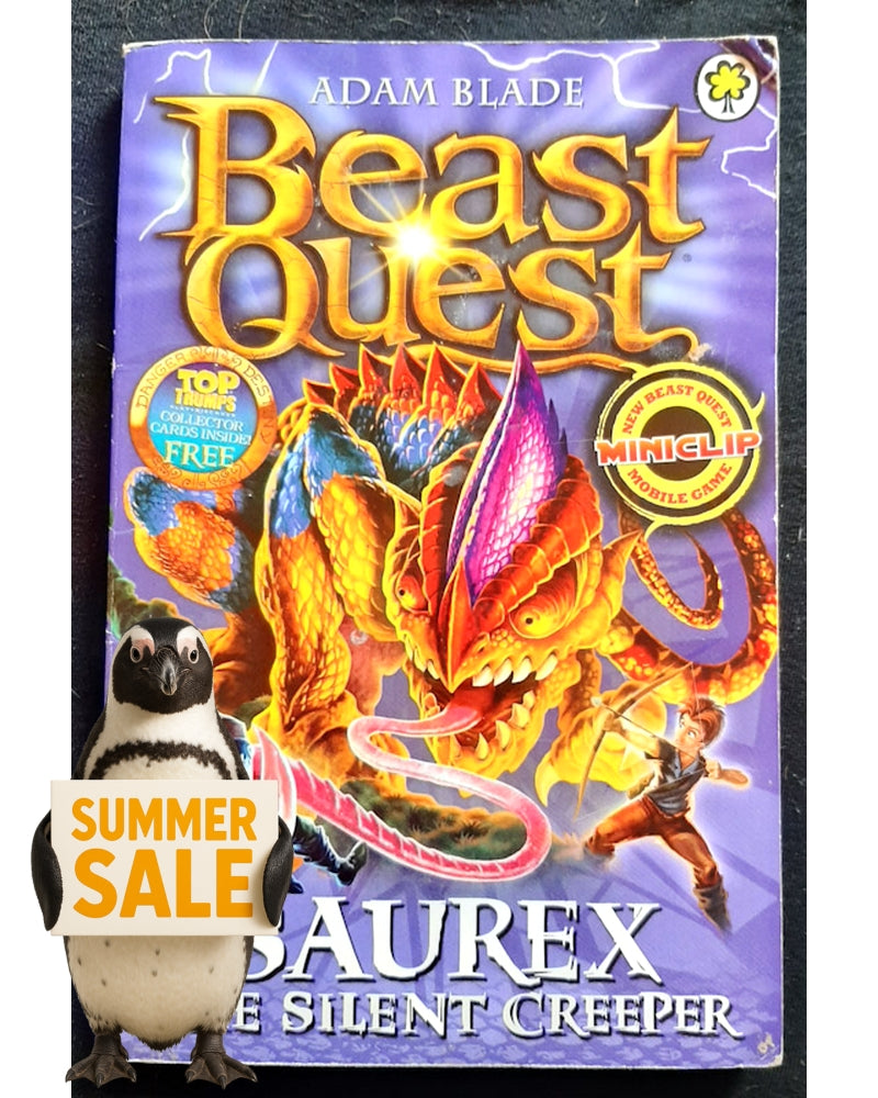 Front Cover Of Saurex the Silent Creeper (Beast Quest) (Adam Blade)