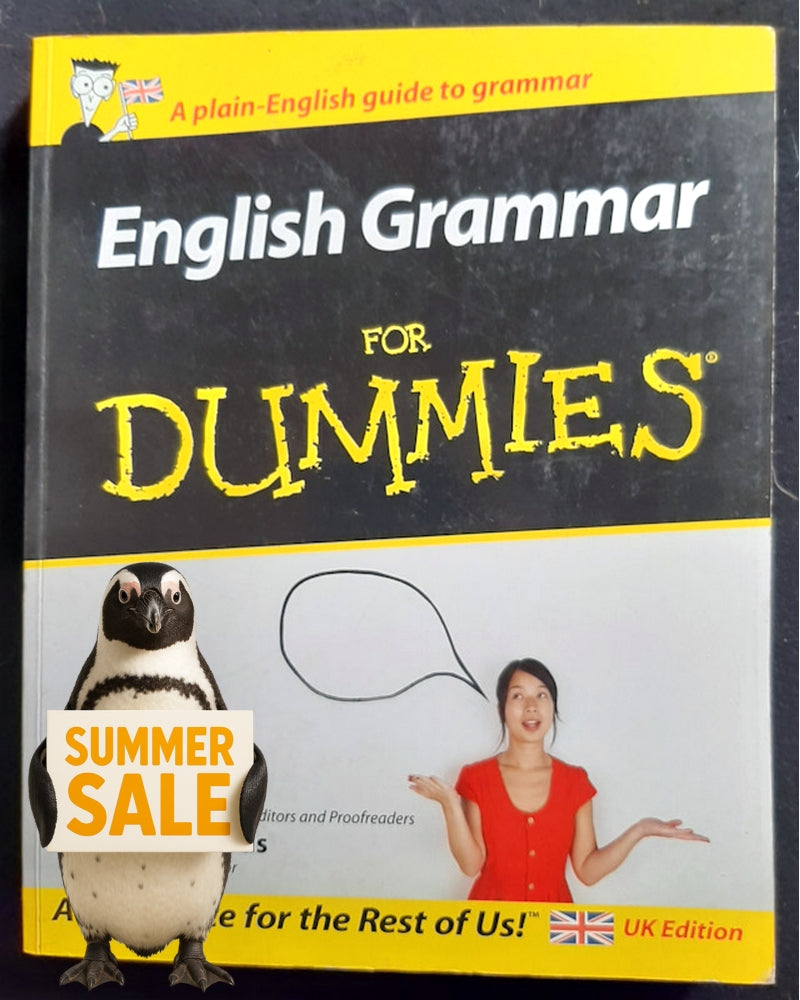 Front Cover Of English Grammar For Dummies (Lesley J. Ward)