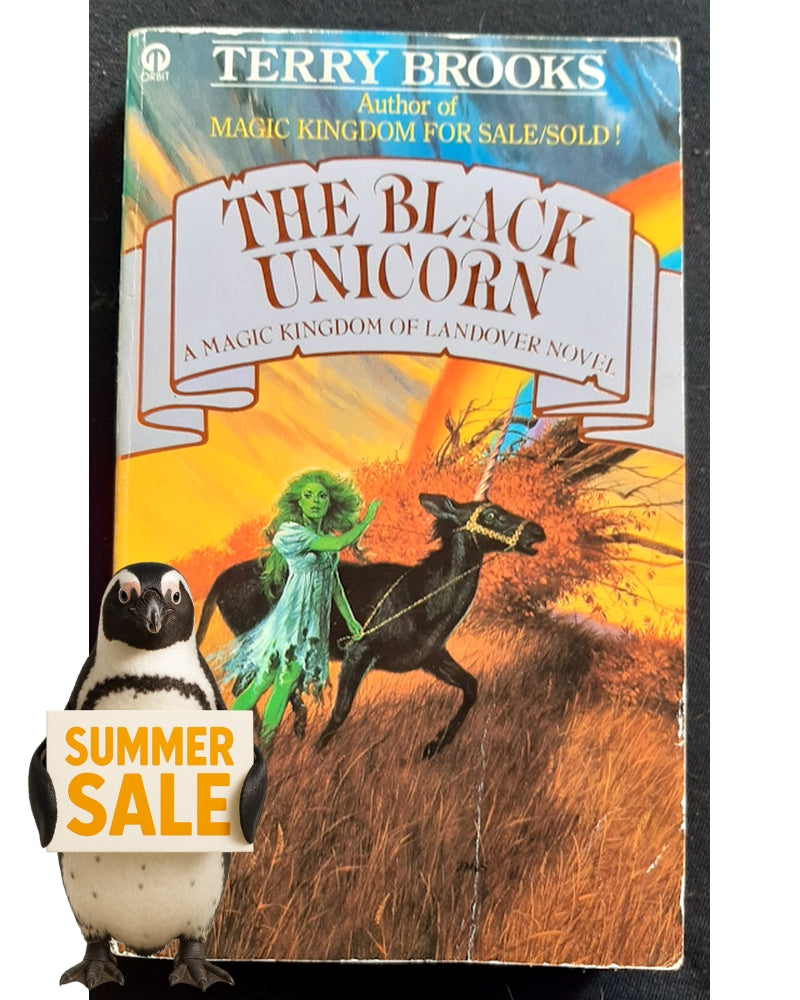 Front Cover Of BLACK UNICORN:A MAGIC KINGDOM OF LANDOVER NOVEL (Magic Kingdom of Landover #2) (TERRY BROOKS)
